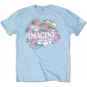 John Lennon Unisex majica Rainbows Love & Peace XL