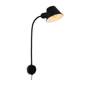 Briloner 2089-015 - Fleksibilna zidna lampa BRELLO 1xE27/10W/230V crna