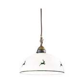 Kolarz 731.30.101 - Luster na sajli NONNA 1xE27/75W/230V O 30 cm jelenja zelena