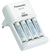 Panasonic Basic Charger + enelooAp AAA 750mAh 4 pieces MQN04-E-4-4UTGB