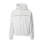 Nike Sportswear Prehodna jakna CLUB svetlo siva/črna