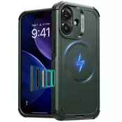 Hibridni ovitek ESR Cyber HaloLock za iPhone 17 - green