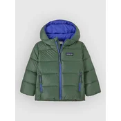 Patagonia Hi-Loft Down Sweater Hooded Kids Jacket canopy green
