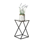 Stalak za cvece 40x24 cm, crne boje