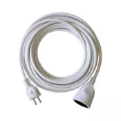 KABELSKI PODALJŠEK 10m, H05VV-F 3x1,5mm2, PVC, BEL | Topdom