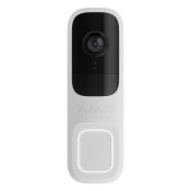 Ajax Systems 66390.125.WH1 Brezžični video domofon DoorBell z AI, PIR senzorjem in nadzorom prek aplikacije (bela)