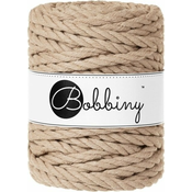 Bobbiny 3PLY Macrame Rope 9 mm Sand Vrvica