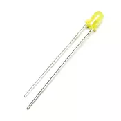 LED 3mm žuta LC 2mA