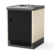 Tuozi Kitaway Modul - Plinski gorilnik PGF31G-1 z vrati s spodnjo blendo - 61 (siva)