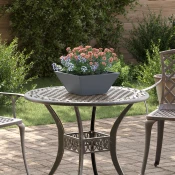 Vrtna saksija 5 pcs Antracit 35 x 35 x 15 cm Celicna vrata
