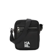 Karl Lagerfeld Torba za čez ramo črna/bela