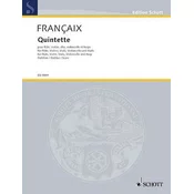 FRANCAIX:QUINTETTE SCORE