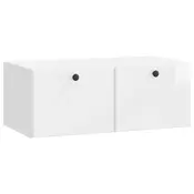 TV ormar za zid 78,5 x 41 x 30 cm Bijela visokog sjaja