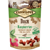 CARNILOVE Crunchy Snack, pacetina s malinama, sa svježim mesom, 50g