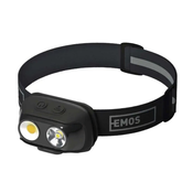 Naglavna svetilka Emos COB LED 500lm, 130m