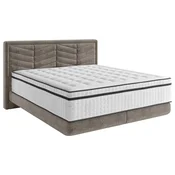 Carryhome POSTELJA BOXSPRING 180 cm x 200 cm , tekstil siva