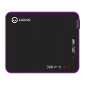 Mousepad Lorgar Main 313 360x300 Black Purple (LRG-GMP313)