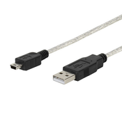 VIVANCO USB produžni kabel 1,8m crni, CE VIVANCO 45232 U5 18 2.0 kompatibilan, A tip utikac/uticnica