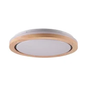 LED Kopalniška stropna svetilka DAREK LED/24W/230V pr. 39 cm IP44 hrast
