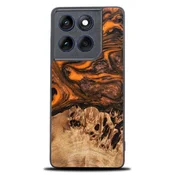 shumee Ovitek Bewood Unique za Motorola Edge 60 Pro 5G - oranžen