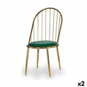 slomart stol palice zelena zlat 48 x 95,5 x 48 cm (2 kosov)
