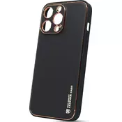Kožna TPU maska iPhone 13 Pro - crni