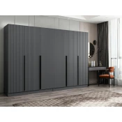 Hanah Home Garderober Kale Plus-7777, 270x210x52 cm, Antracit