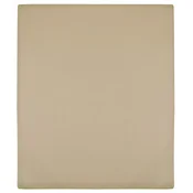 Vidaxl Napenjalna rjuha taupe 90x200 cm bombaž