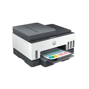 HP Smart Tank 750 vse-v-enem naprava A4 barvni brizgalni tiskalnik z možnostjo tiskanja, skeniranja in kopiranja, dvopasovni Wi-Fi, Ethernet, hitrost 15/9 ppm