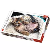 Trefl Puzzle Cheerful Kitten 1000pcs 10448