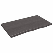 Stolna ploca tamnosmeda 100x60x(2-4) cm obradena masivna hrast