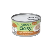 Oasy Cat Natury Adult fileji v želeju, konzerva - piščanec in sir 150 g