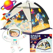 shumee Otroški vesoljski astronavtski šotor + pribl. 100 žogic