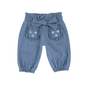 Chicco Hlače moder denim/bela