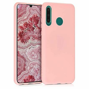 Ovitek za Huawei P30 Lite, silikonski, mat roza