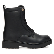 Pohodni čevlji Tommy Hilfiger Lace-Up Bootie T3A5-34012-1355 S Črna