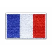 shumee Našitek francoske zastave - nalepka za likanje/toplotno varjenje - vezen našitek/značka/emblem