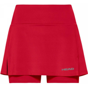 Head Club Basic Skort dekliško krilo za tenis, rdeče, MA, 176