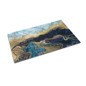 tulup.si Predpražnik s potiskom Modri marmor 150x100 cm