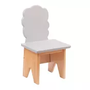 Personalized Wooden Kids’ Chair – Unique Design & Premium Quality! – Cloud Grey