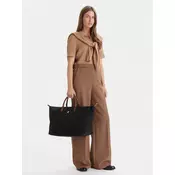 TOMMY HILFIGER Potovalna torba  konjak / črna