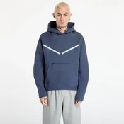Mikina Nike Tech Mens Pullover Hoodie with Reflective Accents Thunder Blue/ Black XXXL