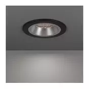 Eglo 902298 - LED RGBW zatemnljivo zadimljeno stropno svetilo YEBRA-Z LED/4,8W/230V IP44 črna