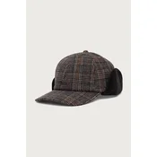 Kangol kapa s šiltom moška z volno PLAID EARFLAPS BASEBALL