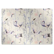 Decormat Podloga za zaščito tal Cranes dance 120x90 cm 2 cm