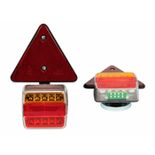 Blow 23-219# Komplet LED trikotnih svetilk za avtomobilsko prikolico