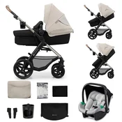 Kinderkraft Voziček Moov 2 3v1 MINK PRO, Moonlight Grey