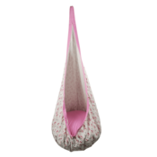 eoshop Viseči gugalni stol, roza/vzorec flamingo, TIP SIESTA 2