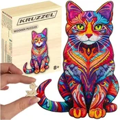 slomart Lesena sestavljanka - puzzle Maček Kruzzel 22878