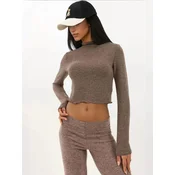 Hiccup Bluza Blusen rjava